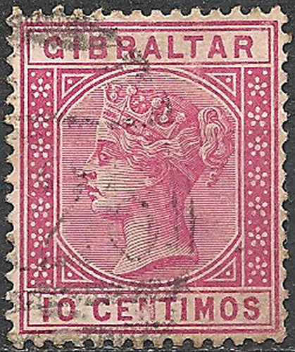 Gibraltar Colonia Inglesa Año 1889 Reina #1 Cat Euros $