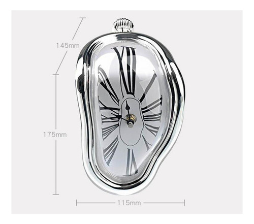 Reloj Derretimiento El Salvador Reloj Dalí Plata G