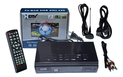 Decodificador Tdt Con Wifi Receptor Tv Digital T2 Antena