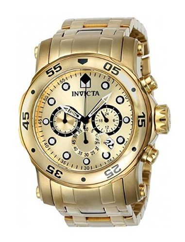 Relógio Invicta Pro Diver 0074 - Dourado Masculino