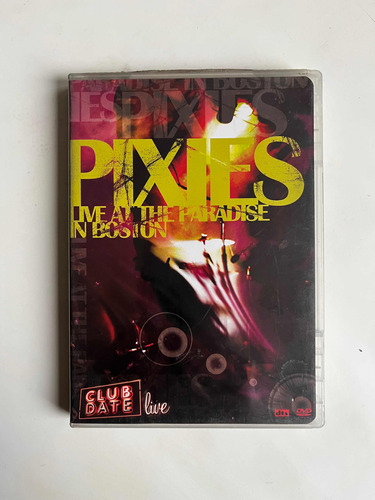 The Pixies - Live At The Paradise Boston- Dvd Usado - 2006