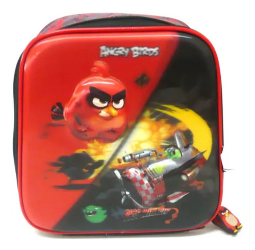 Merendeira Lancheira Escolar Infantil Angry Birds 3d