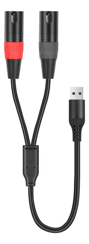 Usb A 2 Xlr Cabo Masculino Usb A Para Dobrar Xlr Cabo 3m