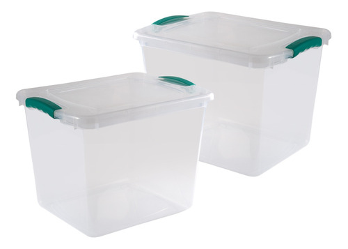 Caja Multiuso Organizadora X 2 Wenbox 28 Lt Wenco