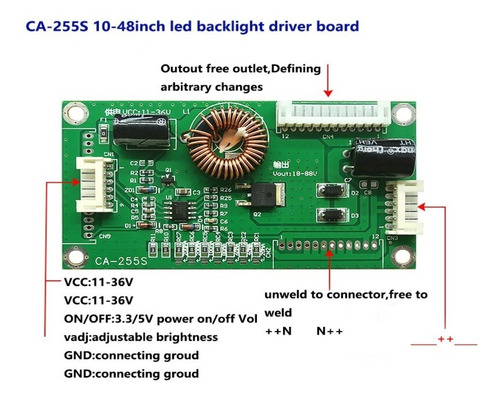 Modulo Tv Led Driver Universal Backlight 10-42 Pulgadas