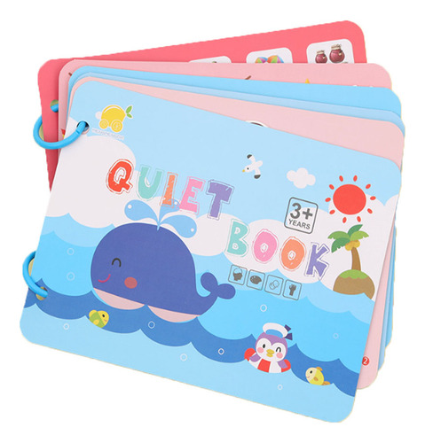Libro Montessori Quiet Book Busy Book Paste Book.