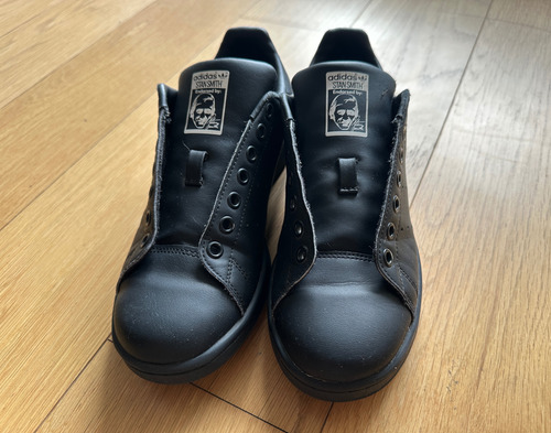 Zapatillas Adidas Stan Smith 37.5 Arg Negro Poco Uso! (Usado)