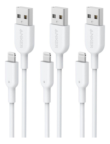 Cable Anker Usb A Lightning Powerline Ii Para iPhone 0.9 M