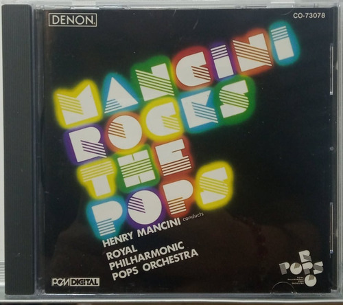 Henry Mancini Cd Japones Rocks The Pops Classics Jzz Mtx Cdx
