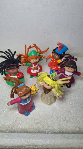 Cabbage Patch Kids Muñequitas 1992 94 Mcdonald's Lote De 6 (Usado)