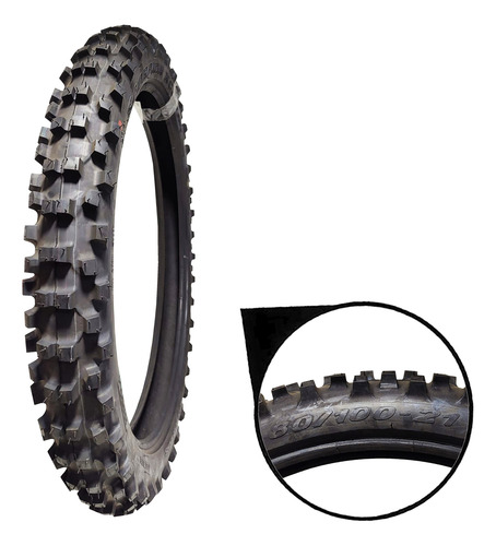 Pneu Dianteiro Aro 21 C/c 51r 80/100-21 Kawasaki Kx 250