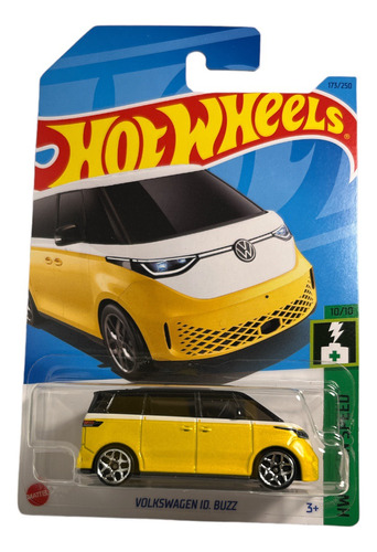 Hot Wheels 2023 Volkswagen Id Buzz 173/250 Green Speed 10/10