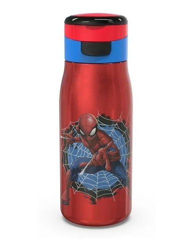 Termo Portátil Zak Botella De Agua Infantil Spider-man 