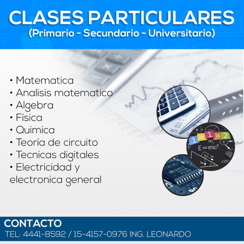 Clases Particulares De Electricidad, Electronica