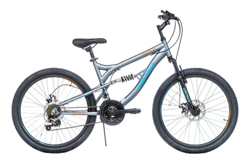 Bicicleta Best Corvus 24 Doble Susp. Aro 24 Niño Acero 18v.