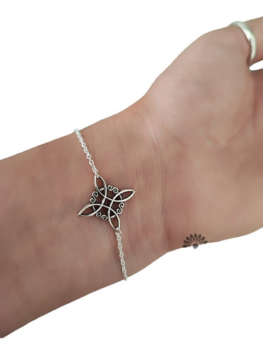 Pulsera Nudo De Brujas. 100% Plata . Consagradas