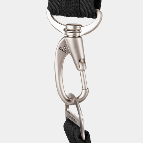 Bolso Travelon Bandolera Clásico Antirrobo Negro Diseño de la tela Liso