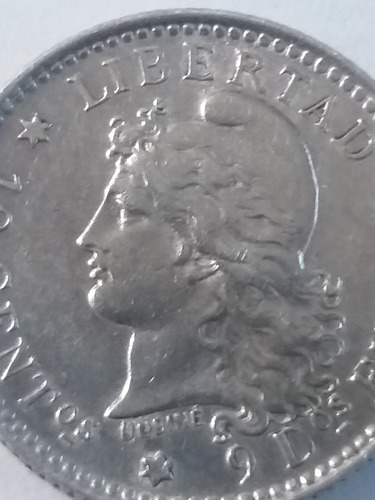 Moneda Arg.10 Ctvos.patacón 1883.mb(+).plata 900.. (Usado)