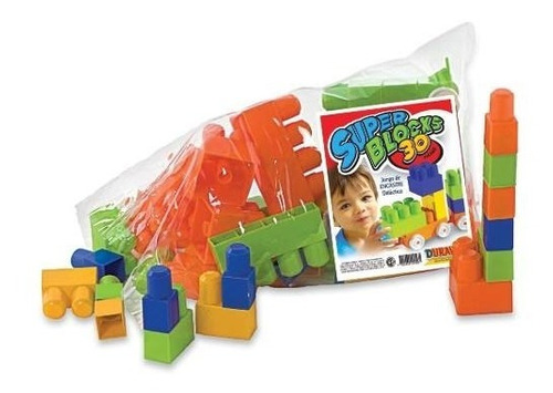 Bloques Didacticos Juego De Blocks 30 Piezas Duravit 556