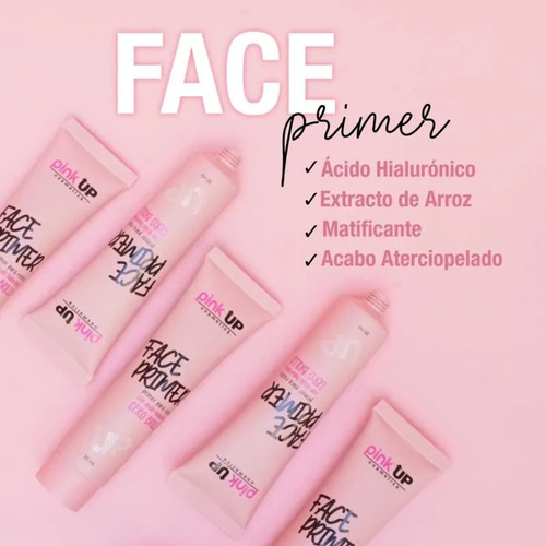 Face Primer Con Acido Hialuronico Efecto Mate Pink Up