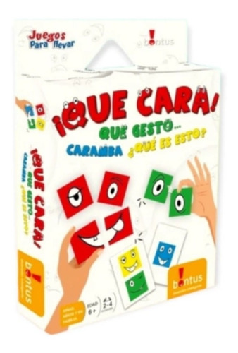 Juego De Mesa Cartas Bontus Que Cara 530