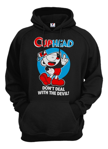 Sudadera Cuphead, Unisex Con Capucha Y Cangurera 02