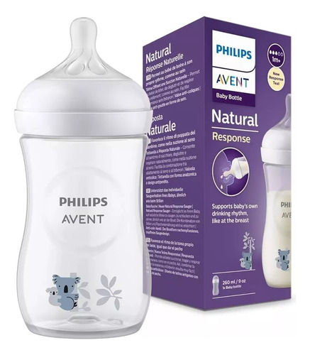 Mamadera Avent Natural Response ® Anticolicos 260ml Osito