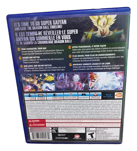 Dragon Ball: Xenoverse 2 Ed. Estándar Ps4 Físico D (Usado)