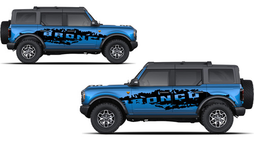 Calcomanias Bronco Camioneta Ford Kit De Calcos L22