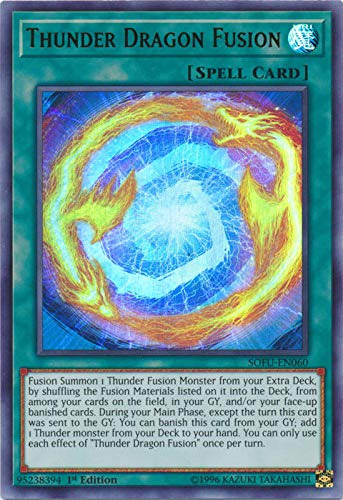 Thunder Dragon Fusión - Sofu-en060 - Ultra Rare - 1 Edición 