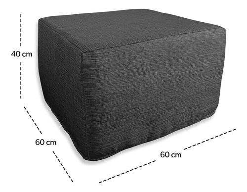 Colchón Plegable Taburete Ottoman Convertible En Cama