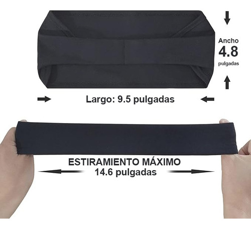 Timotech Set 5 Diademas Deportivas Unisex Elásticas