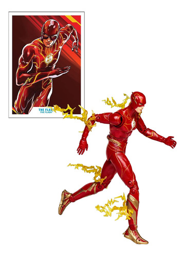 Figura Flash Coleccion Mcfarlane Pelicula 2023 Ezra Miller