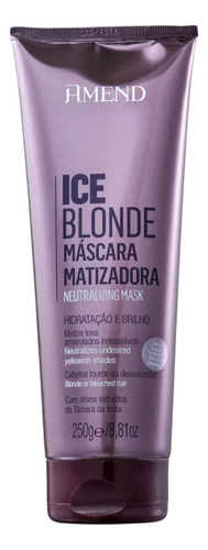 Máscara Amend Matizadora Ice Blonde 250g