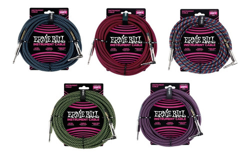 Cable 7,62 Metros Ernie Ball Plug A Plug Recto/ L 