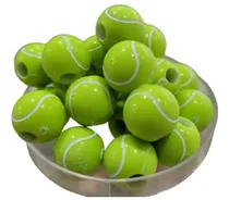 Comprar 20 Mostacillas  Pelota De Tenis. Pasantes Bijouterie 