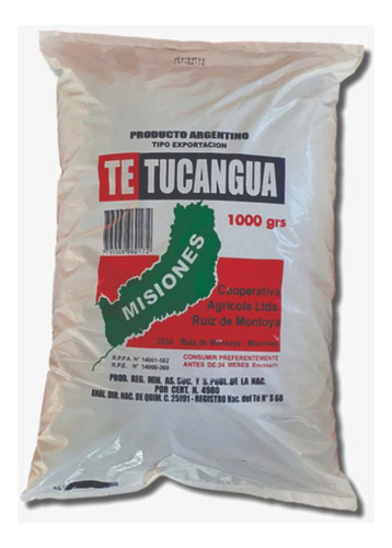 Te Negro Único Misionero En Hebras (1 Kilo) Tucangüá