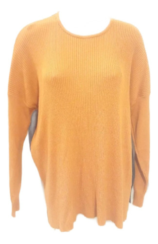 Sweater Positano Oversize ,cuello Redondo ,bicolor 