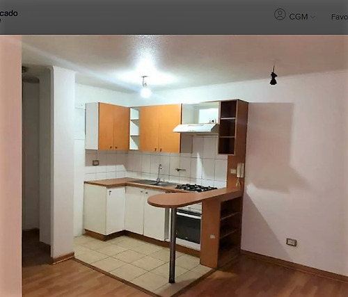 Departamento En Venta De 1 Dorm. En Santiago