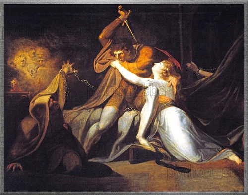 Cuadro Percival Liberando A Belisane - Henry Fuseli - 1780s