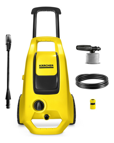 Lavadora De Alta Pressão Kärcher K3 Force 1.815 Psi 360 L/h C/ Canhão De Espuma E Lança De Jato Leque