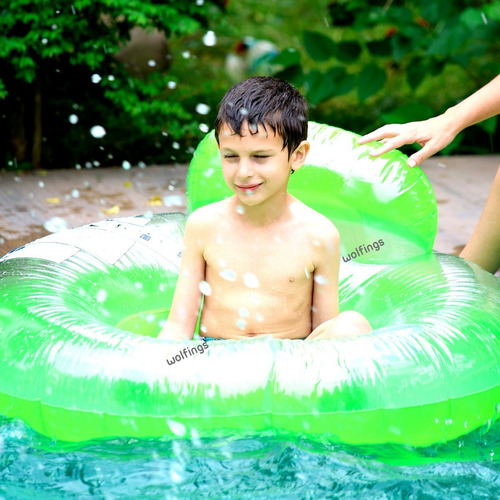 Imagen 7 de 10 de Sillon Inflable Flotador Pileta Verano Posavasos Y Respaldo