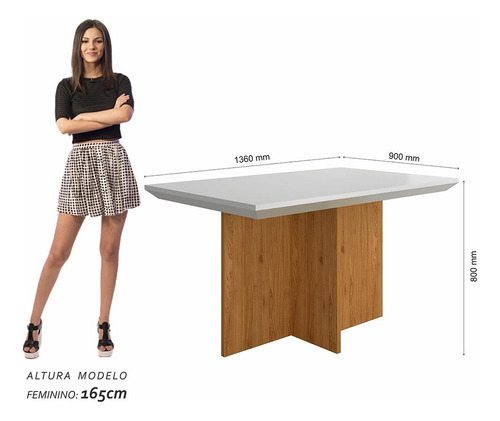 Mesa Com 4 Cadeiras Duda 1,36 Cin/off White/capucci - Ma Cor Cinamomo/off White/capucci. 02 Desenho do tecido das cadeiras Suede