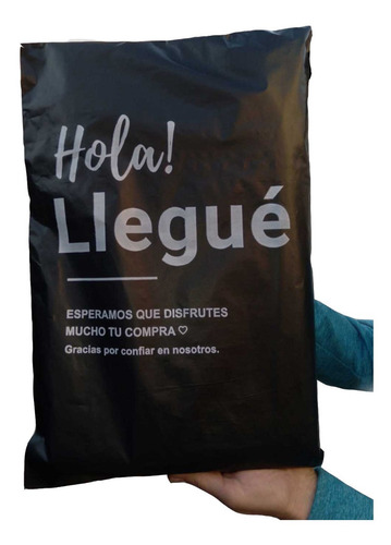 Bolsas E-commerce Inviolable 40x50 Hola Llegue Pack X50