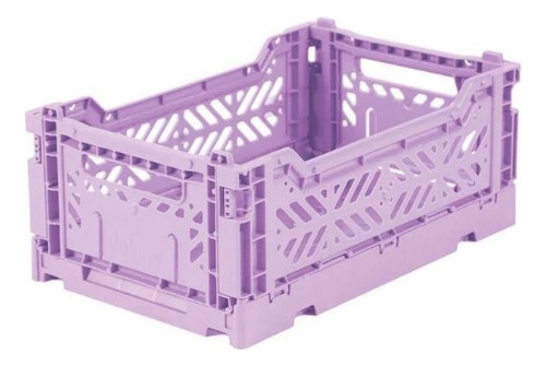 Caja Organizadora Plegable Apilable 26,6x17,1x10.5cm - 2.5kg Color Orchid