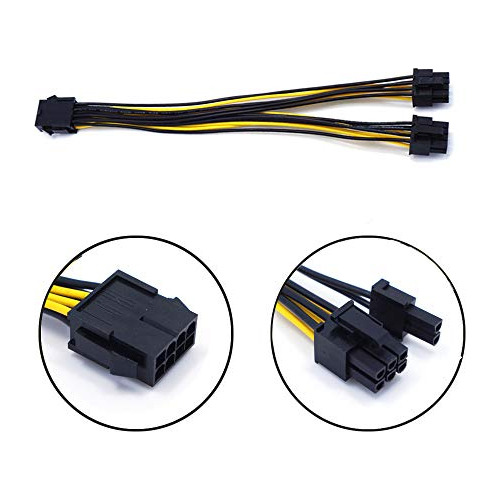 Pcie De 8 Pines 2 X 8 Pines (6+2) Adaptador Pci Express...