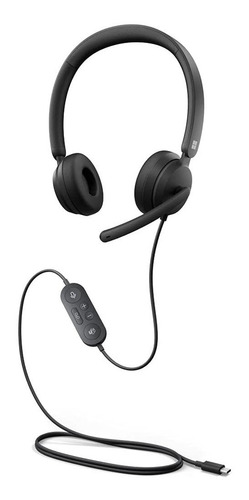 Imagen 2 de 4 de Auricular Microsoft Modern Usb C Negro Control De Silencio