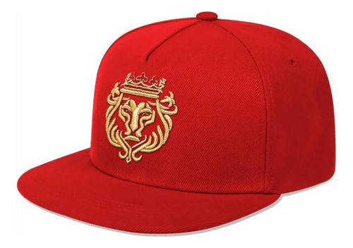 Gorra Hip-hop Con Bordado De Corona De León