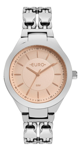 Relógio Euro Feminino Chains Prata - Eu2035yuo/4k