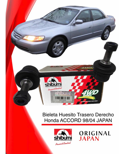 Bieleta Trasera Derecha  Honda Accord 98/04 Japan